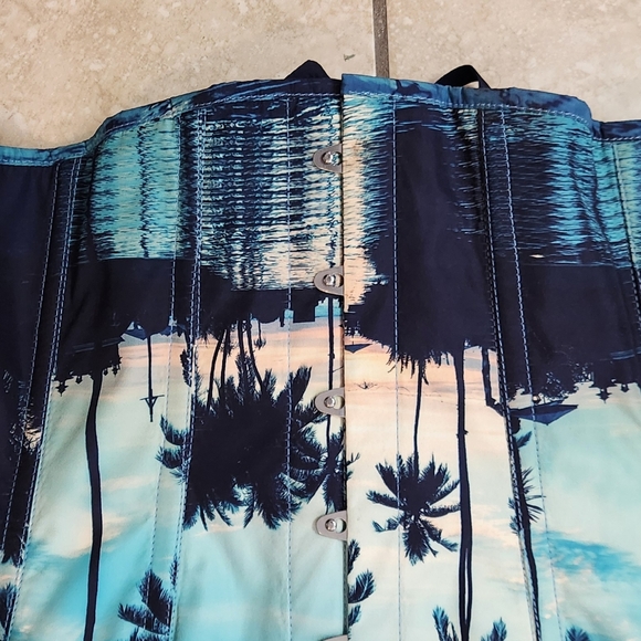 Corset story tropical corset with sleeves size uk18 - Picture 2 of 5